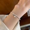 Pure Silver Star Bracelet for Women Delicate Sweet Light Luxury Niche Design Bracelets New Exquisite and Versatile Star Jewelry