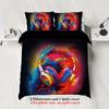3pcs colorful headset pattern printed bedding set, soft and comfortable duvet cover, suitable for teenagers and adult's bedroom