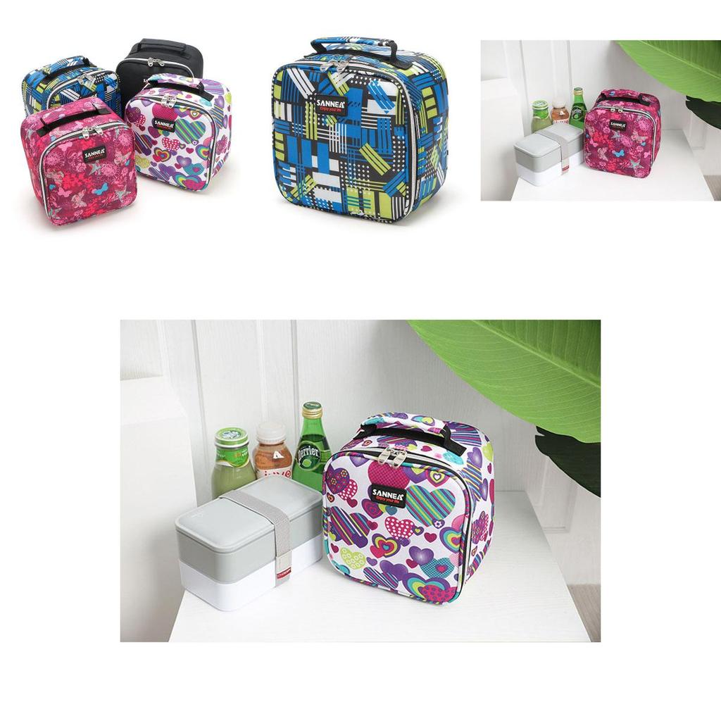 Timeless Design Insulated Lunch Box Tote Bag Ideal For Kids Travel And Picnics