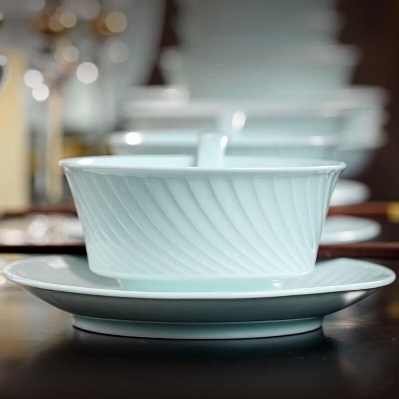 Jingdezhen Light Luxury European Style Dinnerware Set