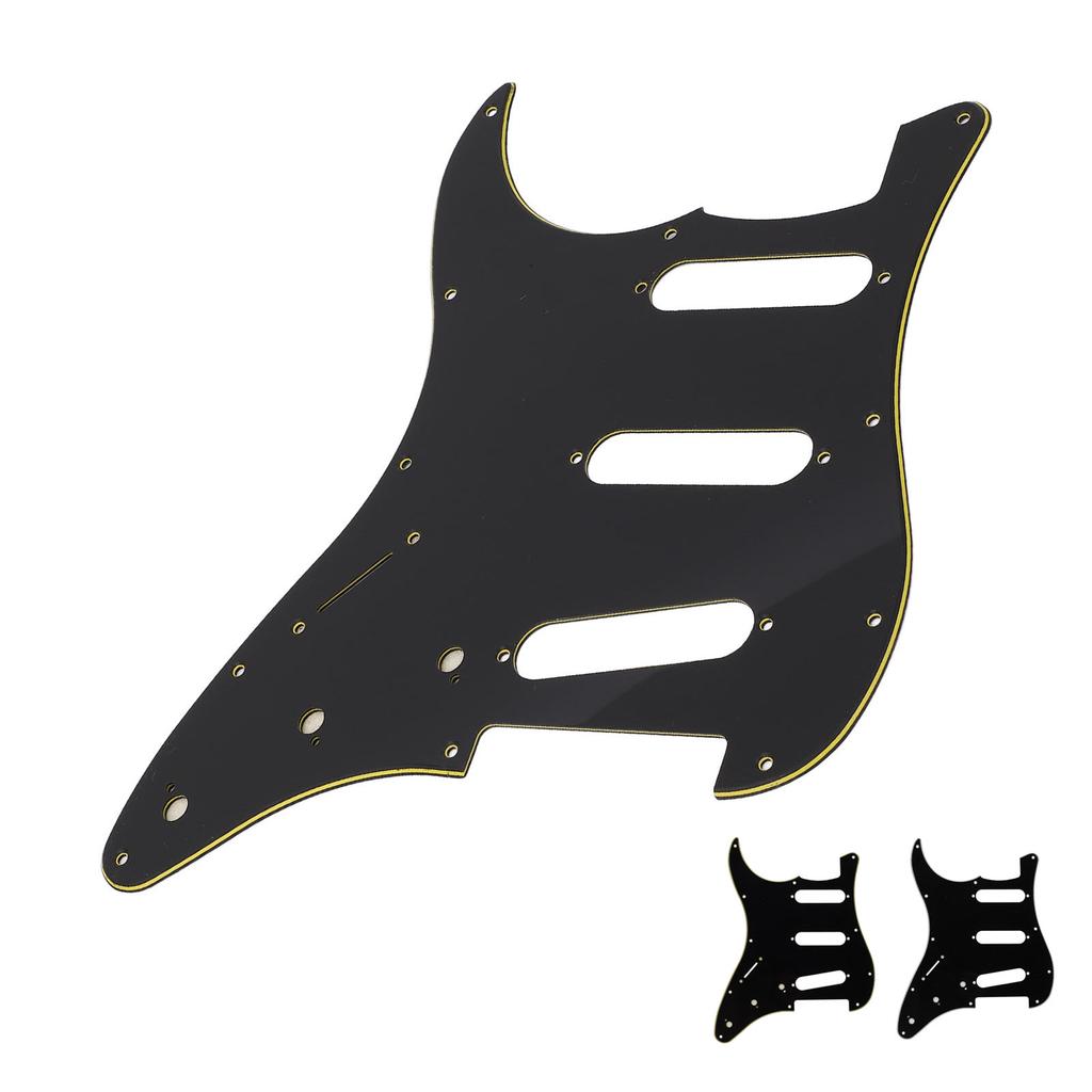 Guitar Pickguard Scratch Plate 11 Holes Left Handed Electric Guitar Pickguard for Practice and Perfo