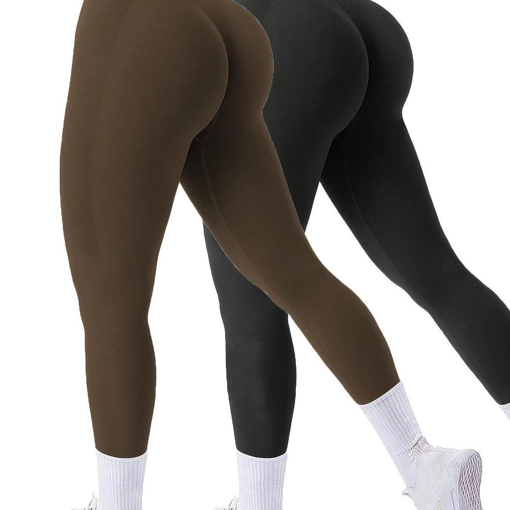 High-Waisted Yoga Leggings - Style W 90216: Exclusive Cross-Border Design