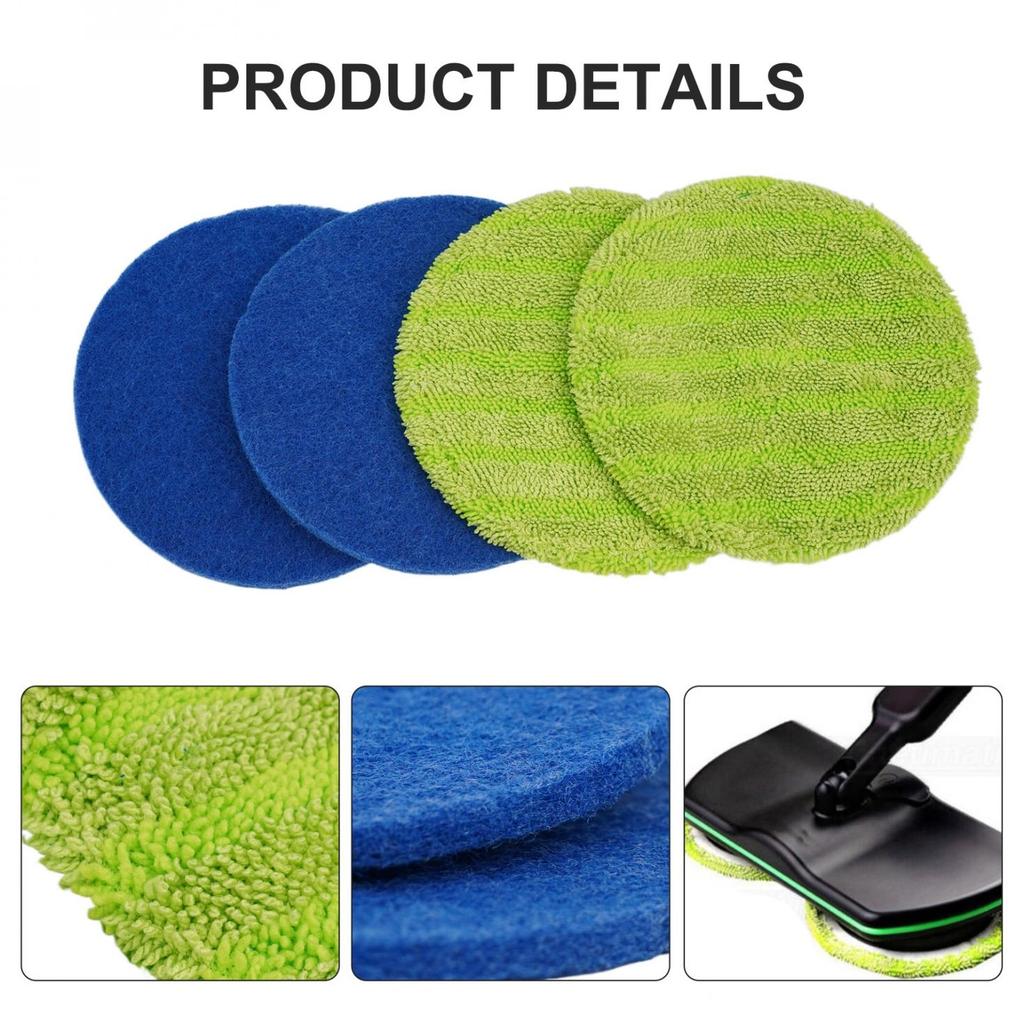 Floor Cleaner Scrubber Mop Pads Convenient Specifications Features