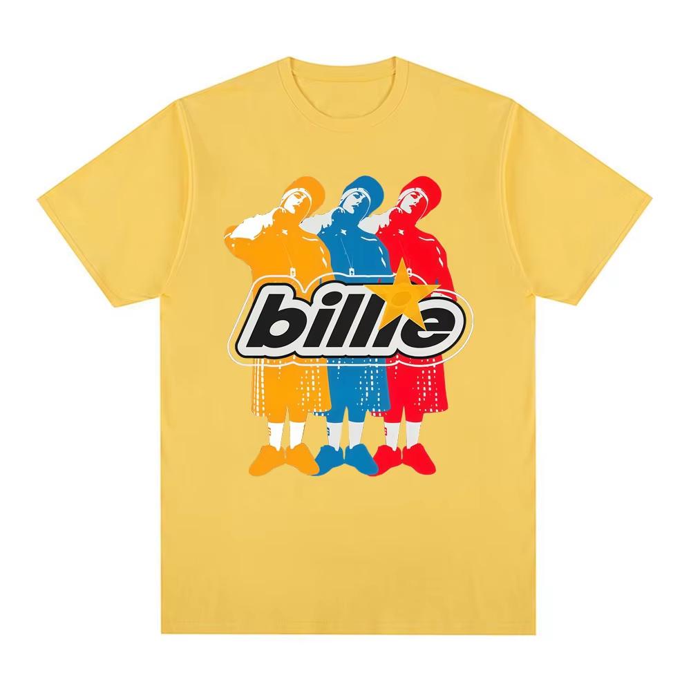 Billie Eilish 2026 Tour Movie 'Hit Me Hard and Soft' Unisex Same Style Polyester Shirt, Summer New Women Fashion Graphic Tshirt