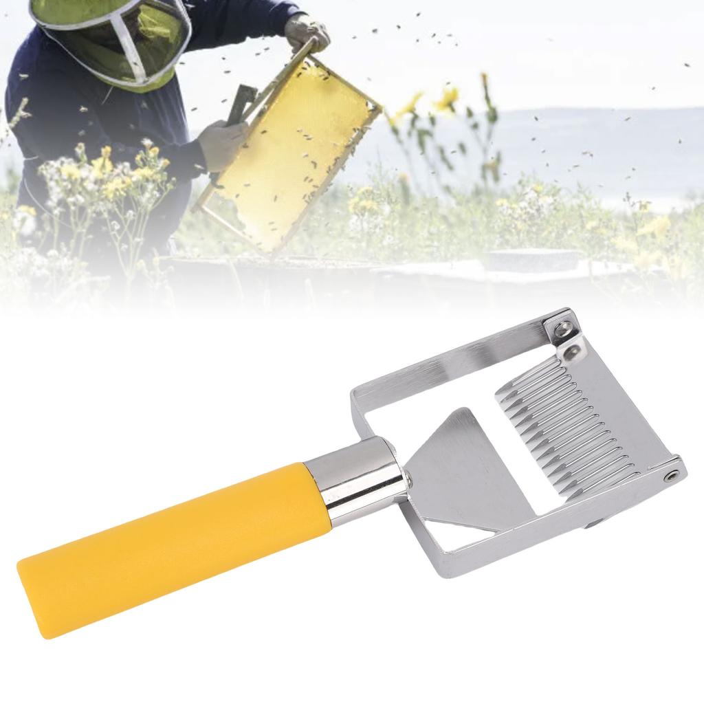 Honey Uncapping Fork, Beekeeping Uncapping Scraper, Stainless Steel   Uncapping Fork, Pronged   Equipment Tool for Beekeeper