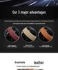 Nappa Leather Embossed Car Steering Wheel Cover - Four Seasons, Comfortable Grip