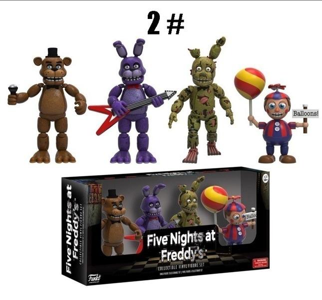 Upgrade 3 Sets Fnaf Figure Five Nights At Freddy's 4 Figure Pack