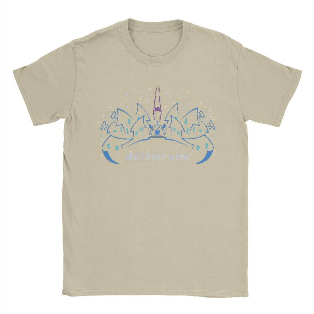 Unisex TShirt Deltarune Funny Pure Cotton Tee Shirt Short Sleeve T Shirts Crewneck Clothing Graphic
