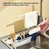 Telescopic Sink Shelf Kitchen Sinks Organizer Soap Sponge Holder Sink Drain Rack Storage Basket Kitchen Gadgets Accessories Tool