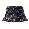 MLB Cotton Polyester Bucket Hats Unisex Black Fashion 3AHTM024N-50BKS