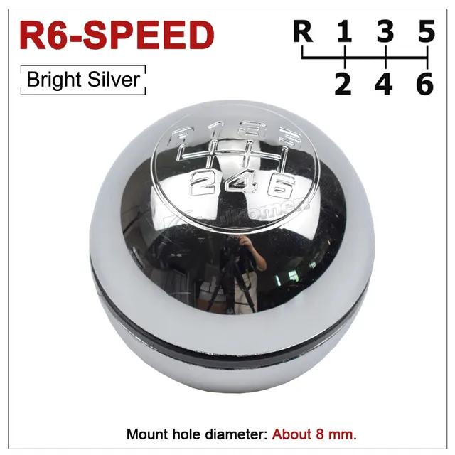 6 Speed Car Manual Gear Shift Knob Lever Shifter Stick Hand Ball for Alfa Romeo Giulietta 2010-On Car Accessory