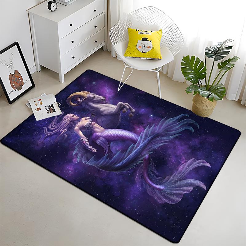 Twelve Constellations  Art Printed Carpet for Living Room Large Area Rug Soft Mat E-sports Chair Carpets Alfombra  Dropshopping