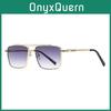 Retro Square Metal Sunglasses For Men Women Uv400 Protection Sunblock Outdoor Sport