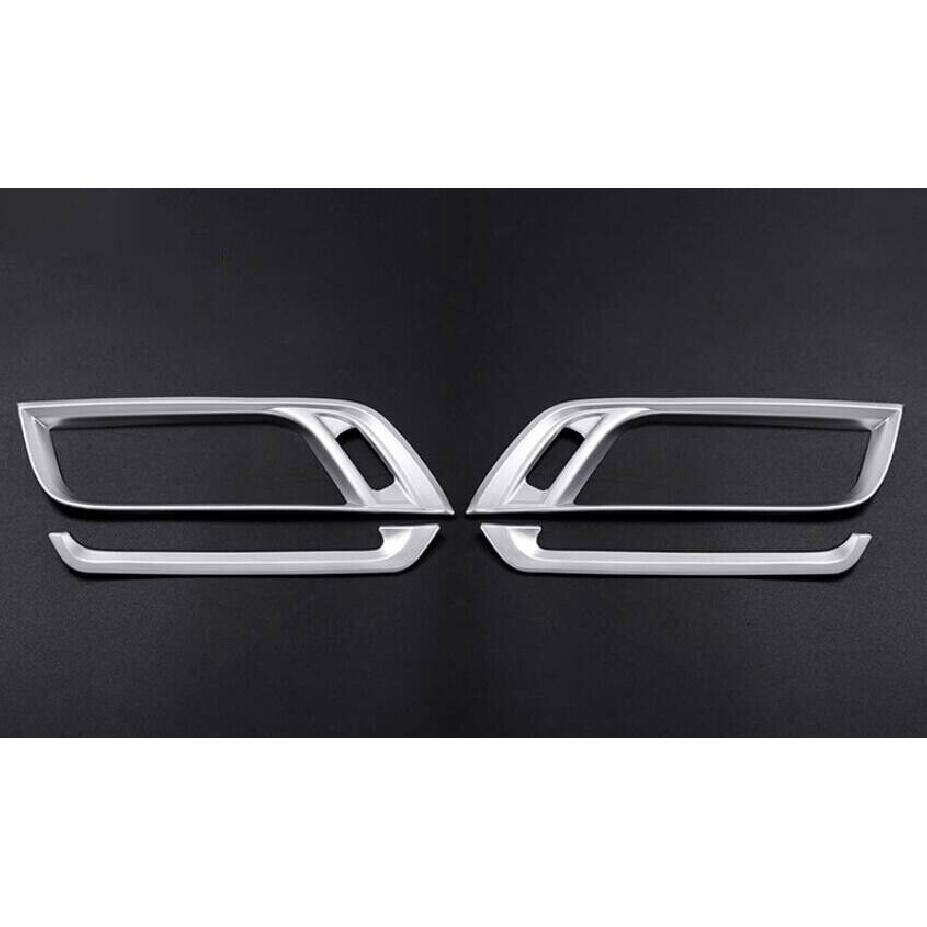 Fit For BMW X2 F39 2018-2021 Matte Silver Car Front Side Vent Overlay Cover Trim