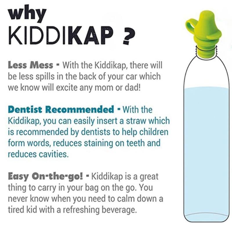 Portable Kids No Spill Choke Water Bottle Cup Adapter with Tube Drinking Straw for Baby Drink Feeder Water Leak Proof Bottle Cap