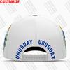 Uruguay Baseballkappe Maßgefertigt Name Nummer Teamlogo Hut Ury Land Reise Spanische Nation Uruguayische Flagge Druck Po Kopfbedeckung
