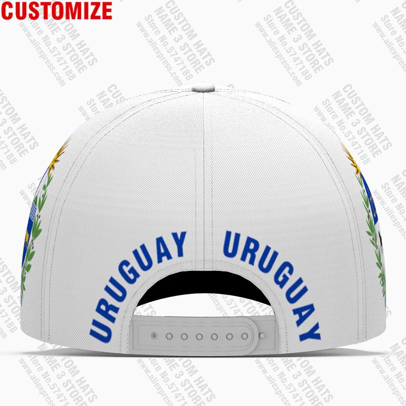 Uruguay Baseballkappe Maßgefertigt Name Nummer Teamlogo Hut Ury Land Reise Spanische Nation Uruguayische Flagge Druck Po Kopfbedeckung
