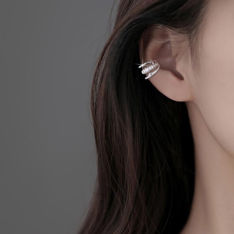 Sternenhimmel Perlenquaste Ohrhaken mit Zirkonia – Kein Piercing erforderlich
