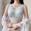 Big Breasts Show Small Underwear Women's Summer Thin Section Gathered Without Steel Ring Seamless Large Size Anti-glare and Anti-sagging Bra