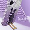 For Oppo Reno9 Pro+ 5G Electroplating Cellphone Case PC+TPU Cover with Support Kickstand