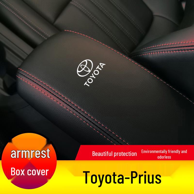 Toyota Prius 06-12 Leather Armrest Box Cover - Full Coverage Protection Pad