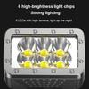 Powerful Flashlight 6 Led High Power Torch Light USB Rechargeable Flashlight 4 Mode Emergency Camping Lamp