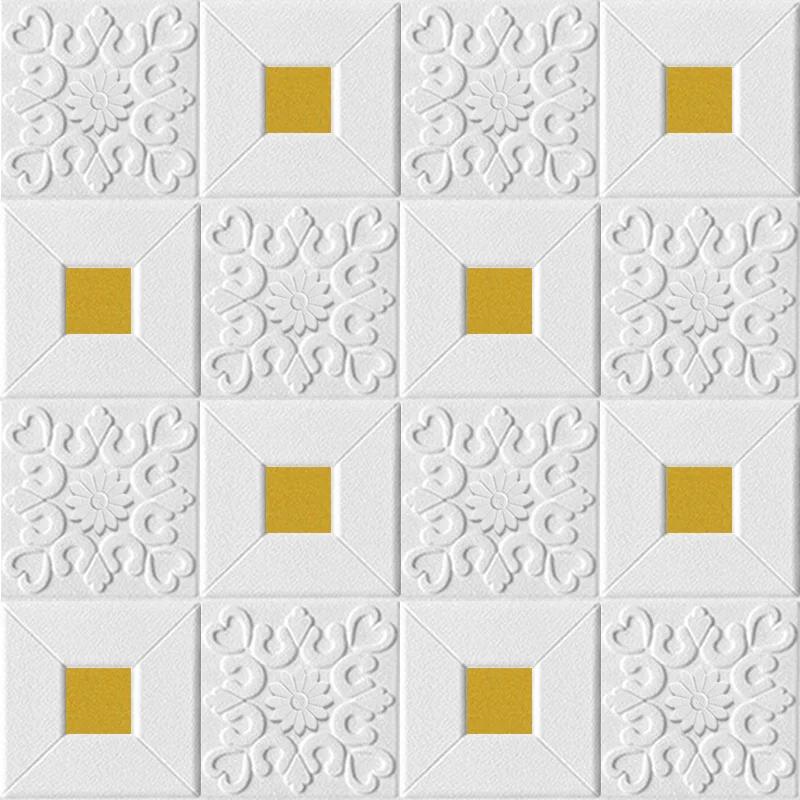 10 buc 3D spumă acoperiș autocolante autoadezive tavan panouri decorative tapet impermeabil living dormitor decorare casă