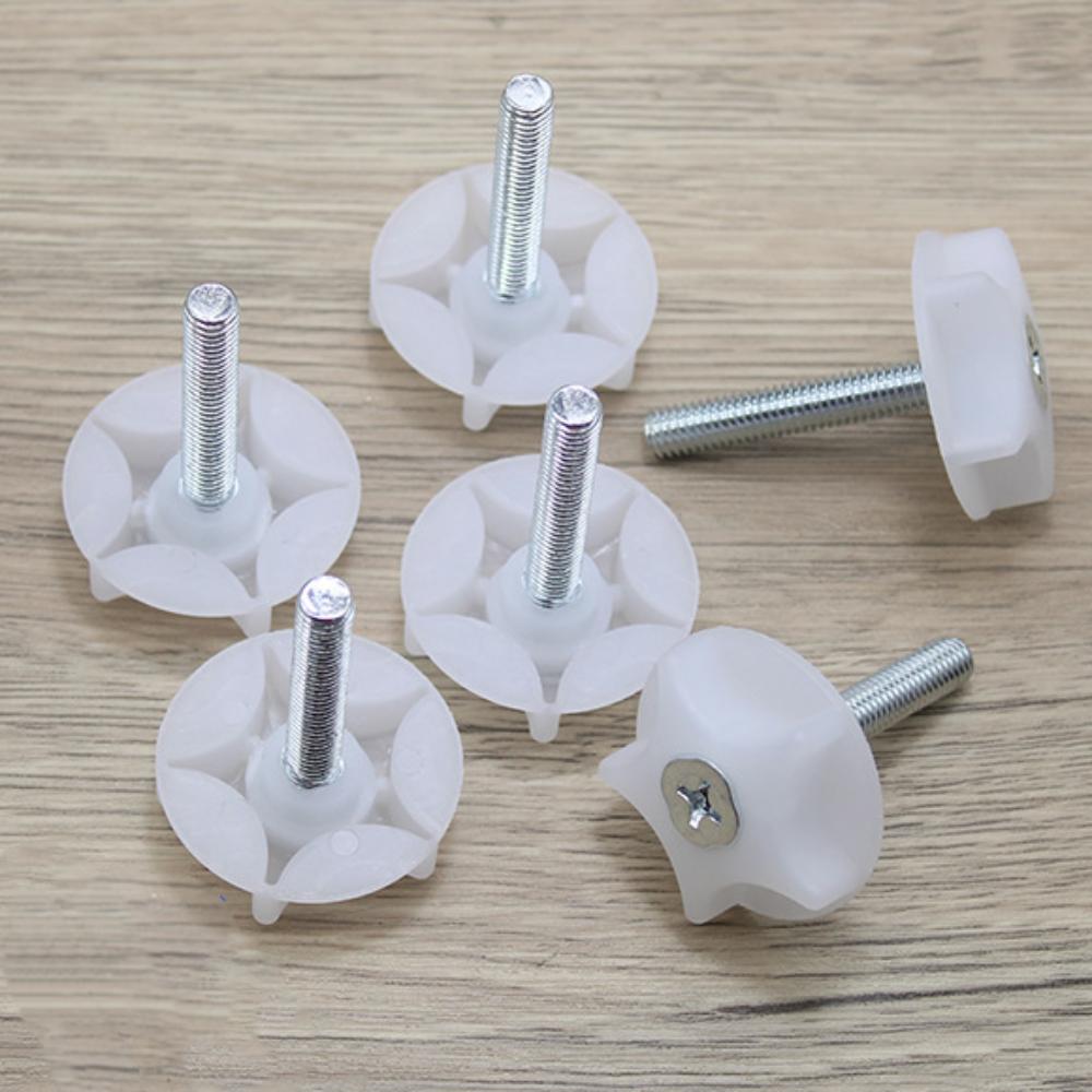 

10pcs Iron Adjustable Furniture Levelers Durable Screw on Furniture Glide Desk Chair