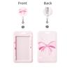 Extendable Badge Holder Pink Badge Reel Badge Holder Swivel For Teacher Doctor Workplace