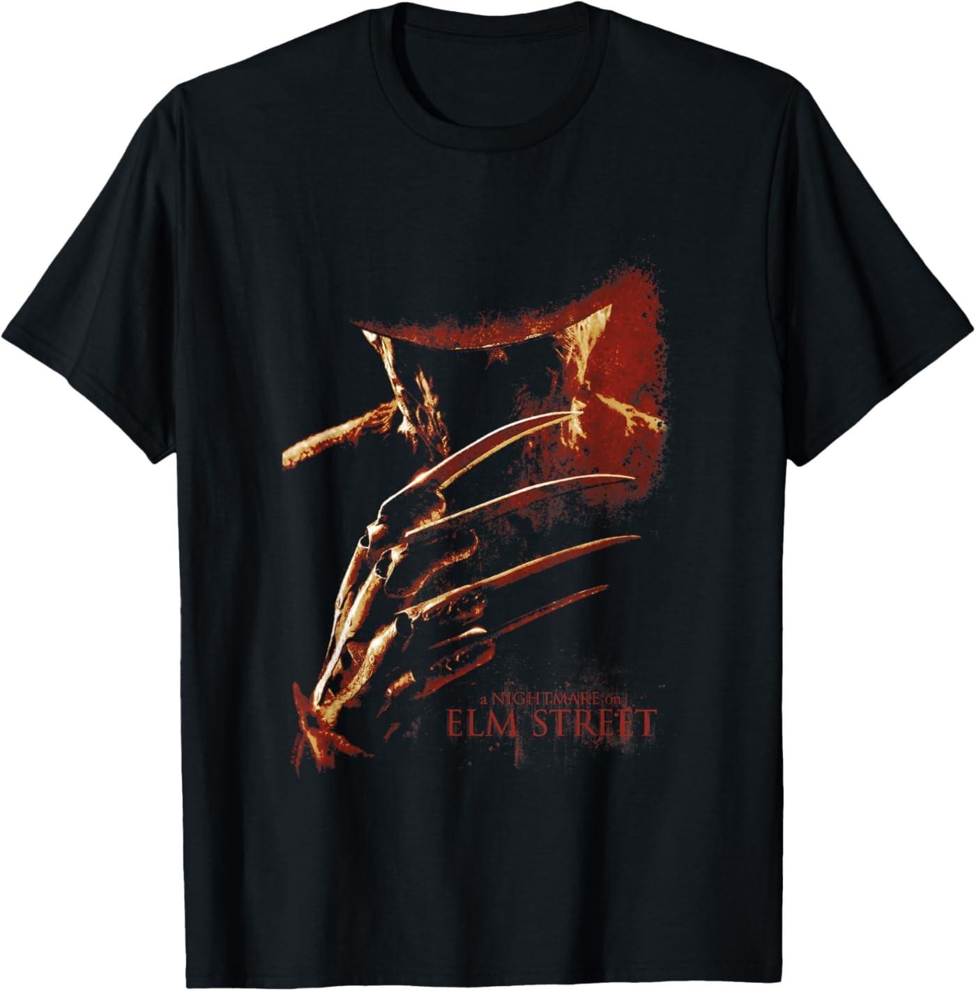 A Nightmare On Elm Street 2010 Freddy Krueger Closeup Poster T-Shirt S разноцветный