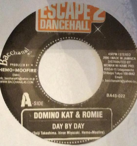

7inch Record DOMINOKAT ROMIE Day By Day BA45022 Escape 2 Danceh 2006 Japan Japanese Club Dance Used