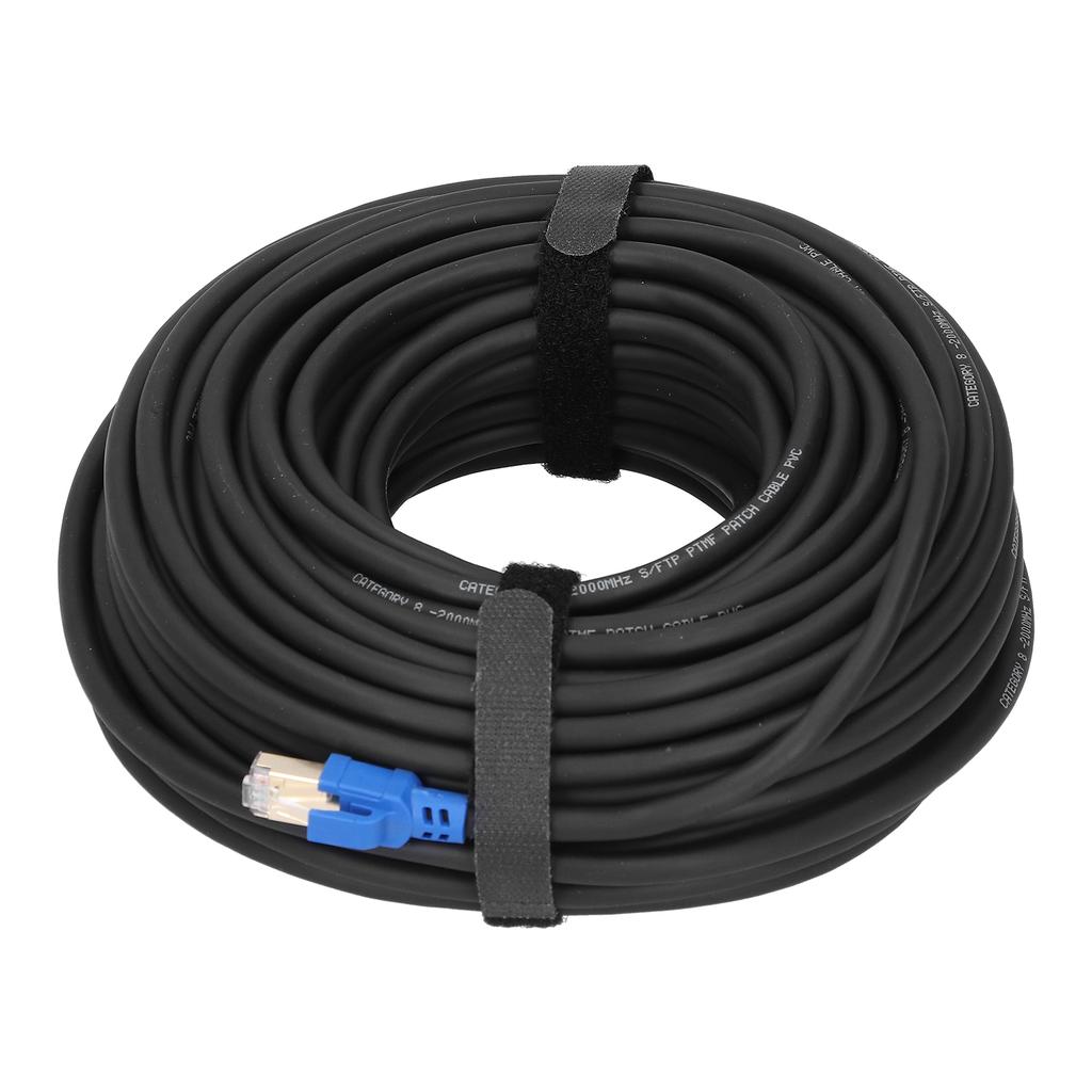 40Gbps 2000Mhz Cat8 Ethernet Cable Gold Plated RJ45 Conductor LAN Wires for Hubs Routers Networks