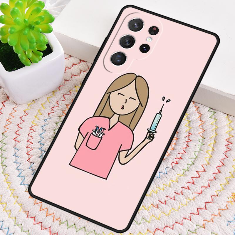 

Cartoon Medicine Doctor Nurse soft Phone Case for Samsung Galaxy note 10 pro S26 Ultra S23 S24 FE S25 S21 S22 PLUS Cover Galaxy S20 Ultra 5G