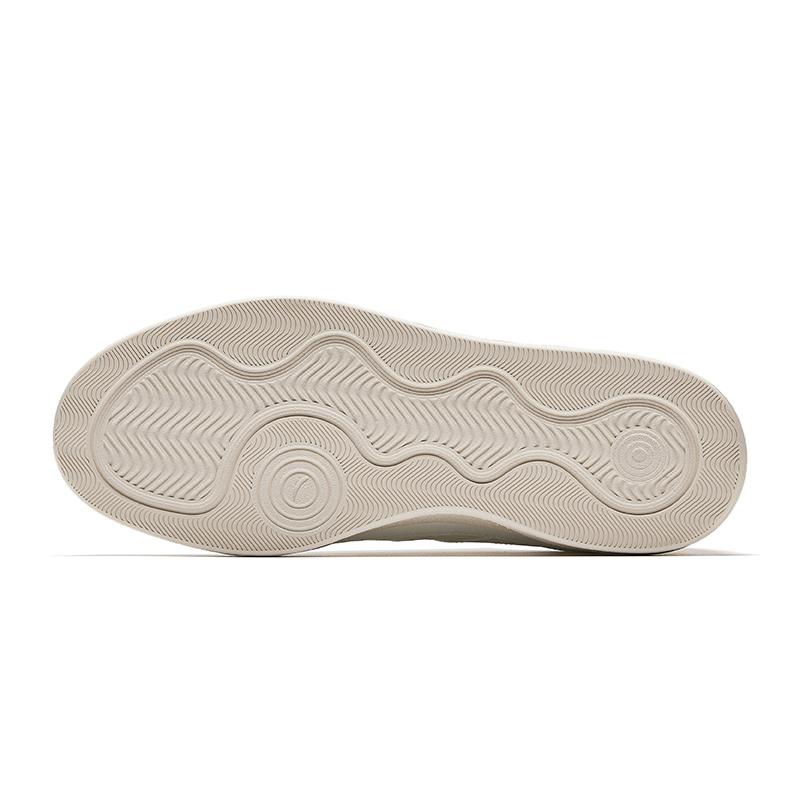 Anta Classic Minimalist Versatile Durable Lightweight Low-Top Skate Shoes Men Sneakers Ivory-White 912538026-1