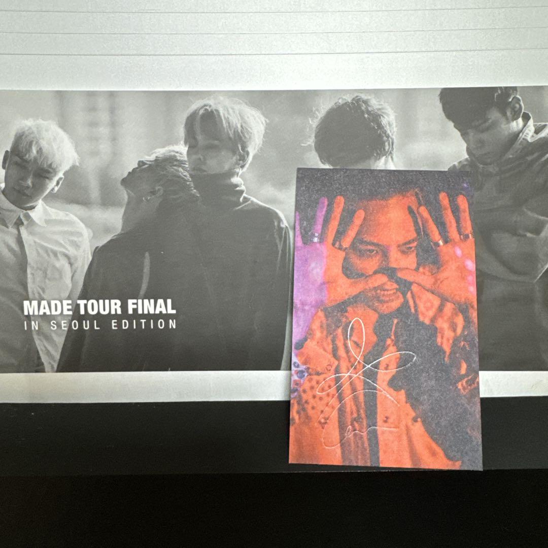 

[USED] BIGBANG MADE TOUR photobook Korea limited edition with card
