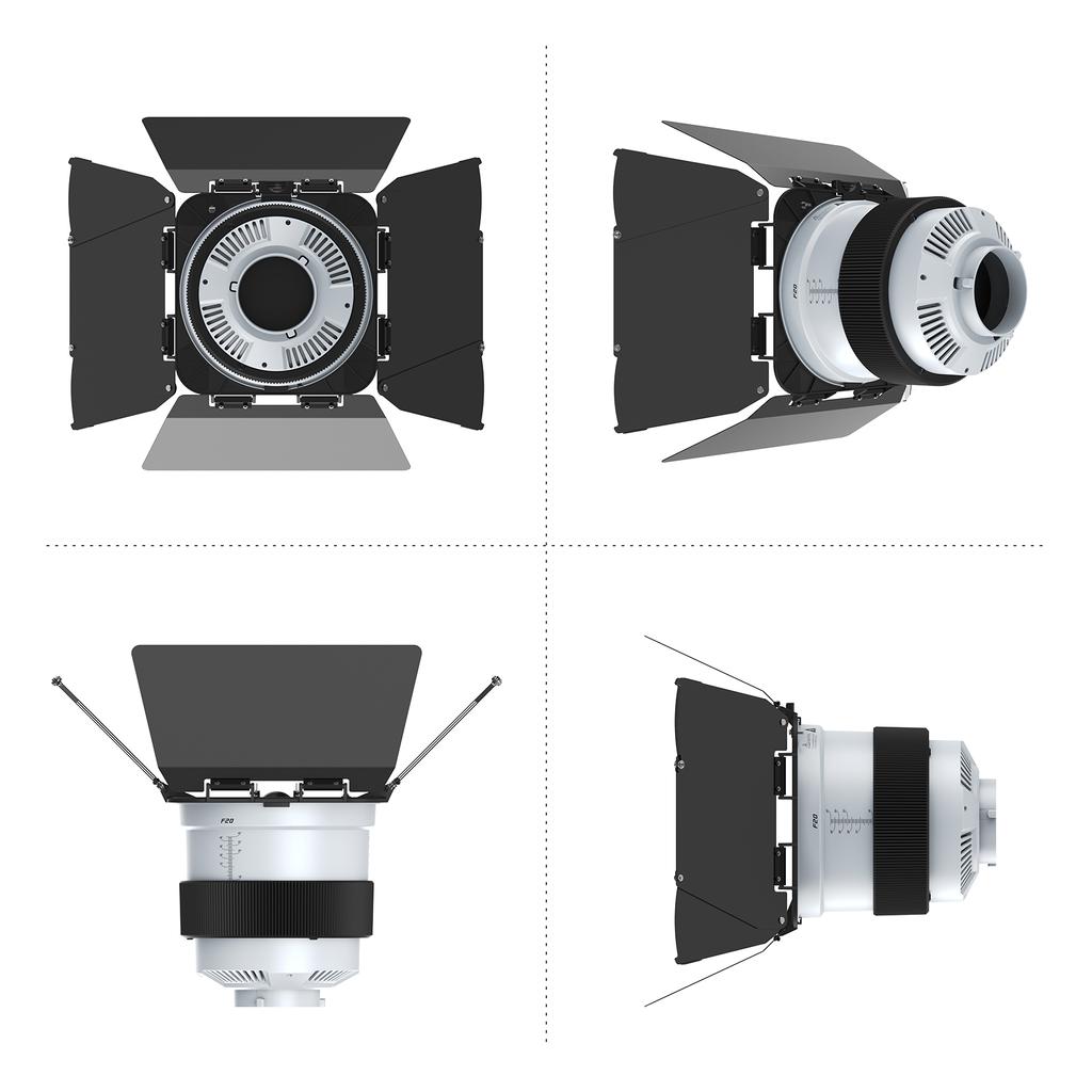 LIPPMANN F20 9 İnç Fresnel Lens Bowens Montajı 10 derece - 45 derece Optik Odaklama Adaptörü 10 Kat Daha Parlak