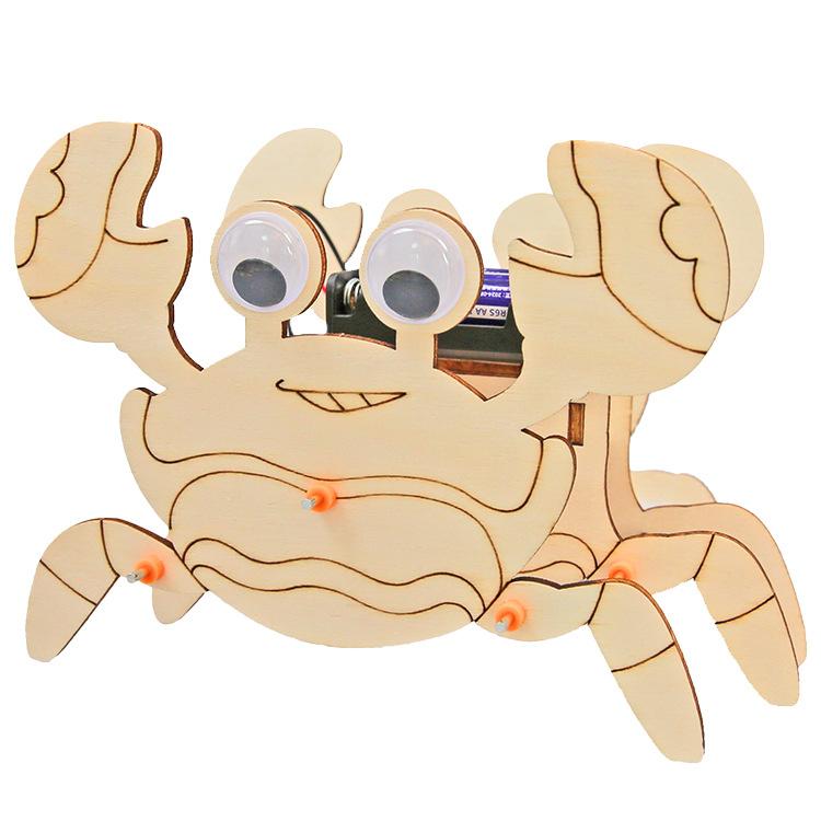 

Simulation Mechanical Crab Technology Small Production Fun Science Experiment Teaching Aids Students Handmade DIY Material Kit