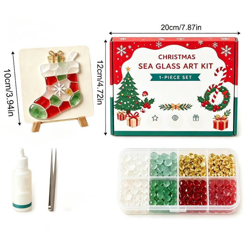 Kit Vita Marina e Natale con Creature Marine Acriliche Artigianali per Arredamento Casa e Regalo