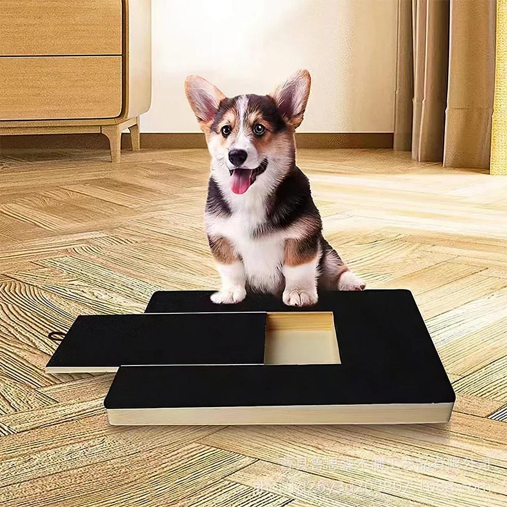 Dog Paw Nail Scratch Pad File Board Trimming Scratcher Trimmer Box Emery Sandpaper Filing Scratchboard Polish Pads Anxiety