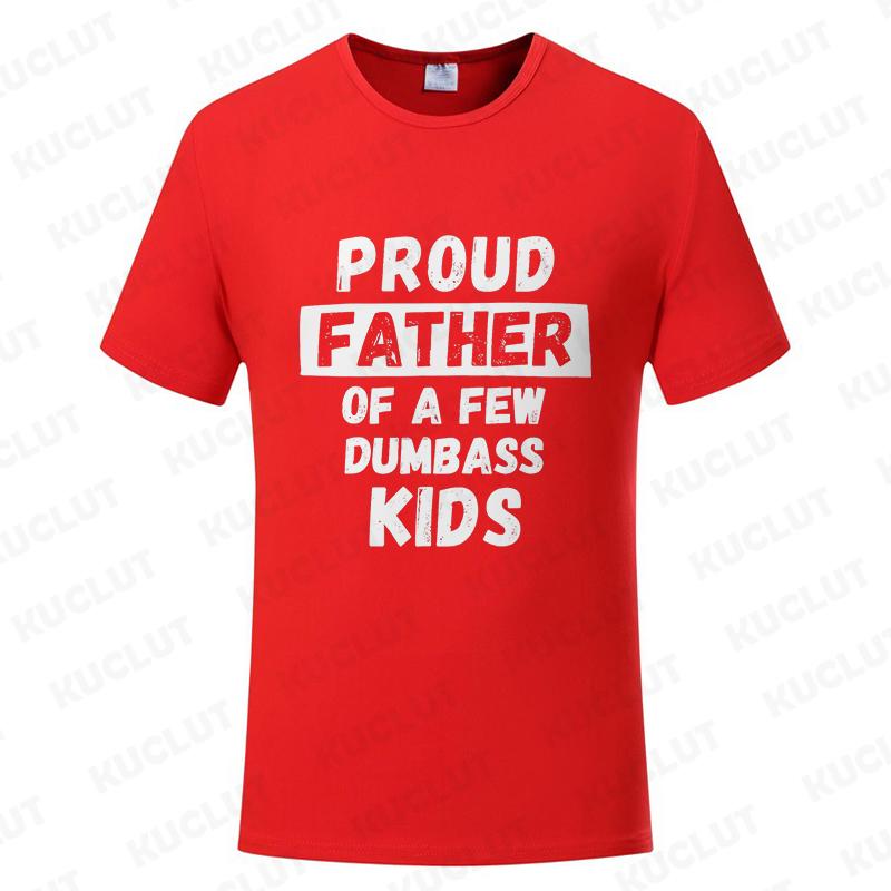 Funny Daddy & Dad Joke Gift T-Shirt Proud Father of A Few Kids Graphic Clothes Personalized Women Men Summer Tee T Shirts Tops