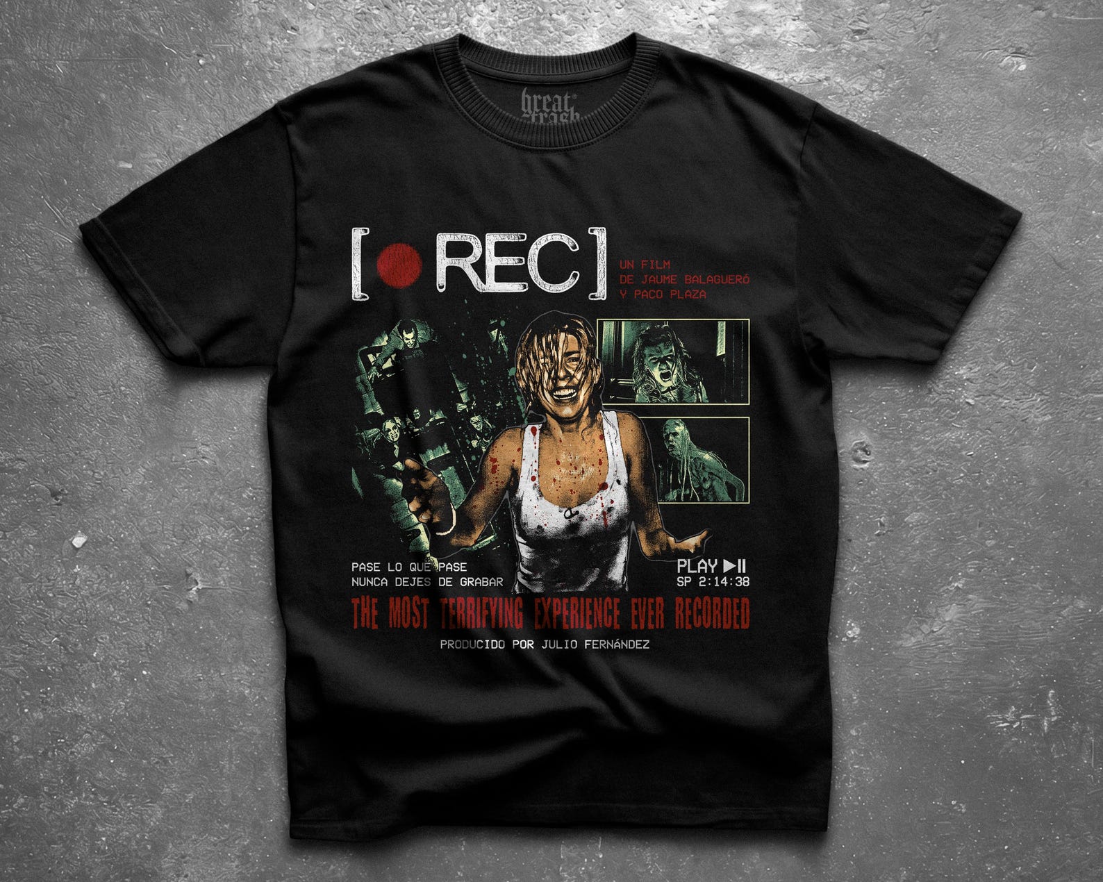 REC Movie Shirt, Quarantine 2008 Horror Tee, Spanish Found Footage T-Shirt, Zombie Outbreak Apparel, Cult Horror Fan Gift, Bootleg tee XL