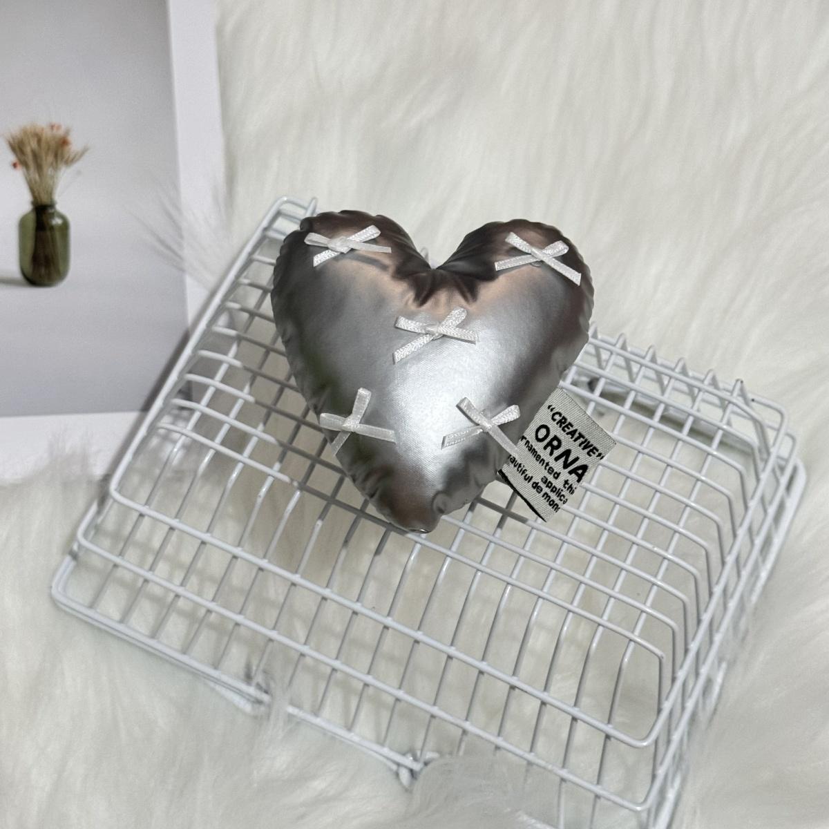 Korea Cute Bow 3D Down Jacket Love Heart Bracket For iPhone 16 Lovely Coloful Universal Phone Holder Ring Support Stand Grip Tok