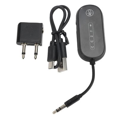 Bluetooth 5.4 Receiver and Transmitter 32.8ft Range 3.5mm AUX Long Battery Life Airplane Wireless