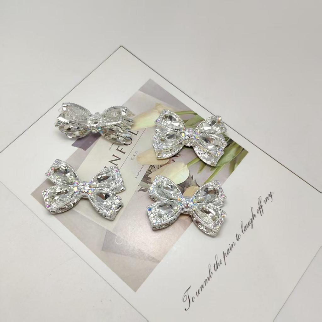 Versatile Rhinestone Bow Tie & Pen Butterfly Jewelry Accessory