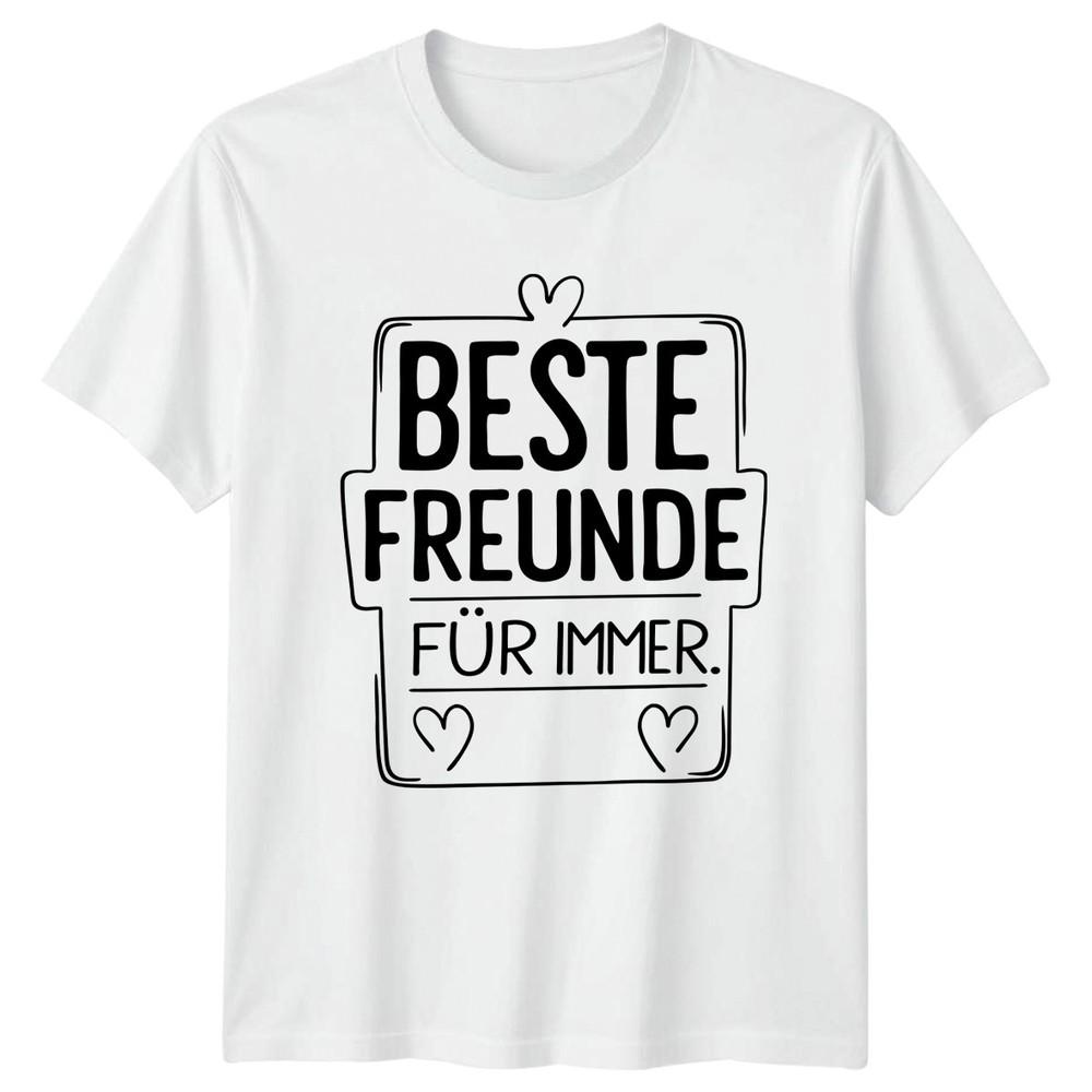 Beste Freunde Fur Immer TShirt GerUnisex Quote Friendship Gift For Him And Her S