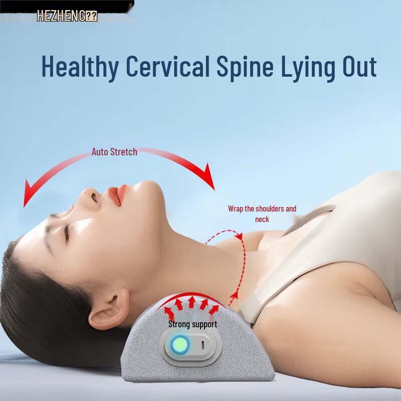 

HEZHENG Portable Vibrating Neck Massager Pillow