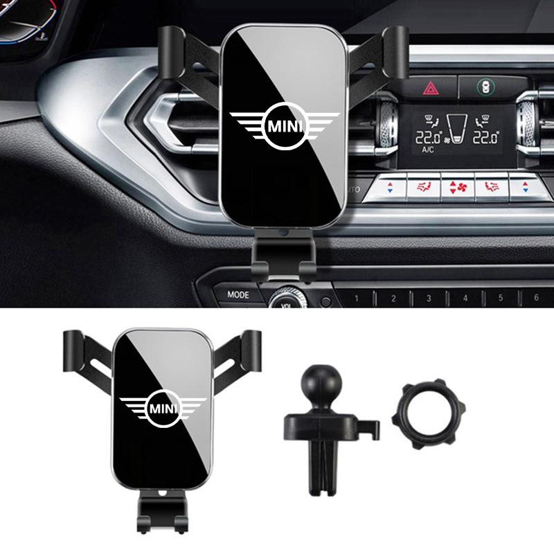 BBJC8 Auto Universal Phone Holder Air Vent Clip Mobile Support For BMW M Power Performance Mini x5 x3 g20 g30 f20 e87 e92 Accessories