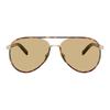 Prada Brand Logo Stainless Steel Aviator Sunglasses Women's Tortoiseshell Tortoiseshell Color 59 Basic Packaging-glasses Case + Packaging Box