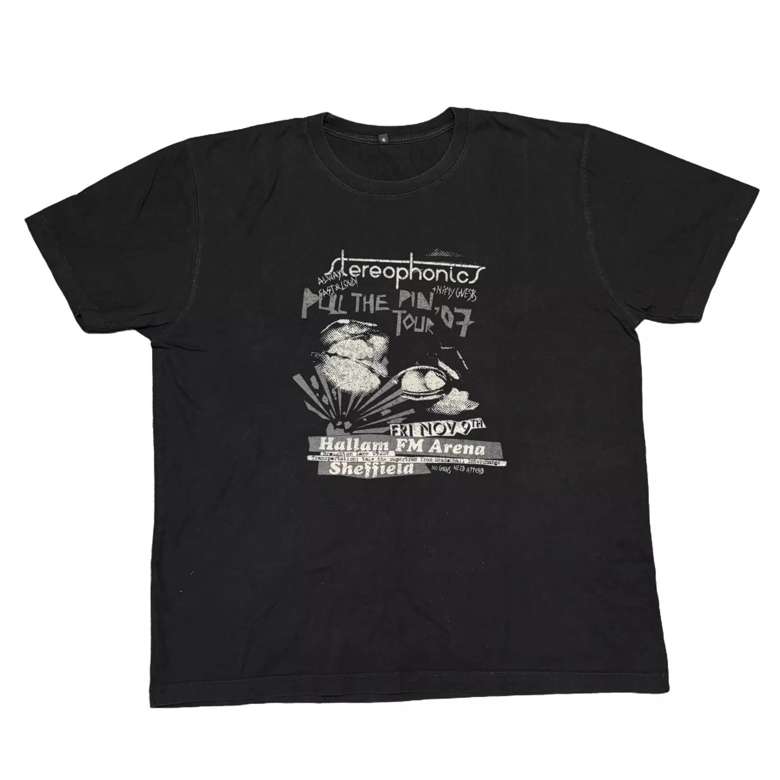 Vintage Stereophonics Shirt XL Size Rock Band Tee Concert Britpop Radiohead Blur M