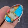 Spiny Oyster Handmade 925 Sterling Silver Jewelry Ring Size 8.5 W9n39